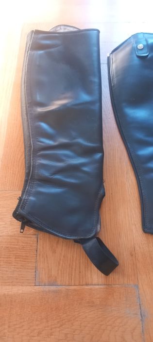 Czapsy skórzane hippica 37/33