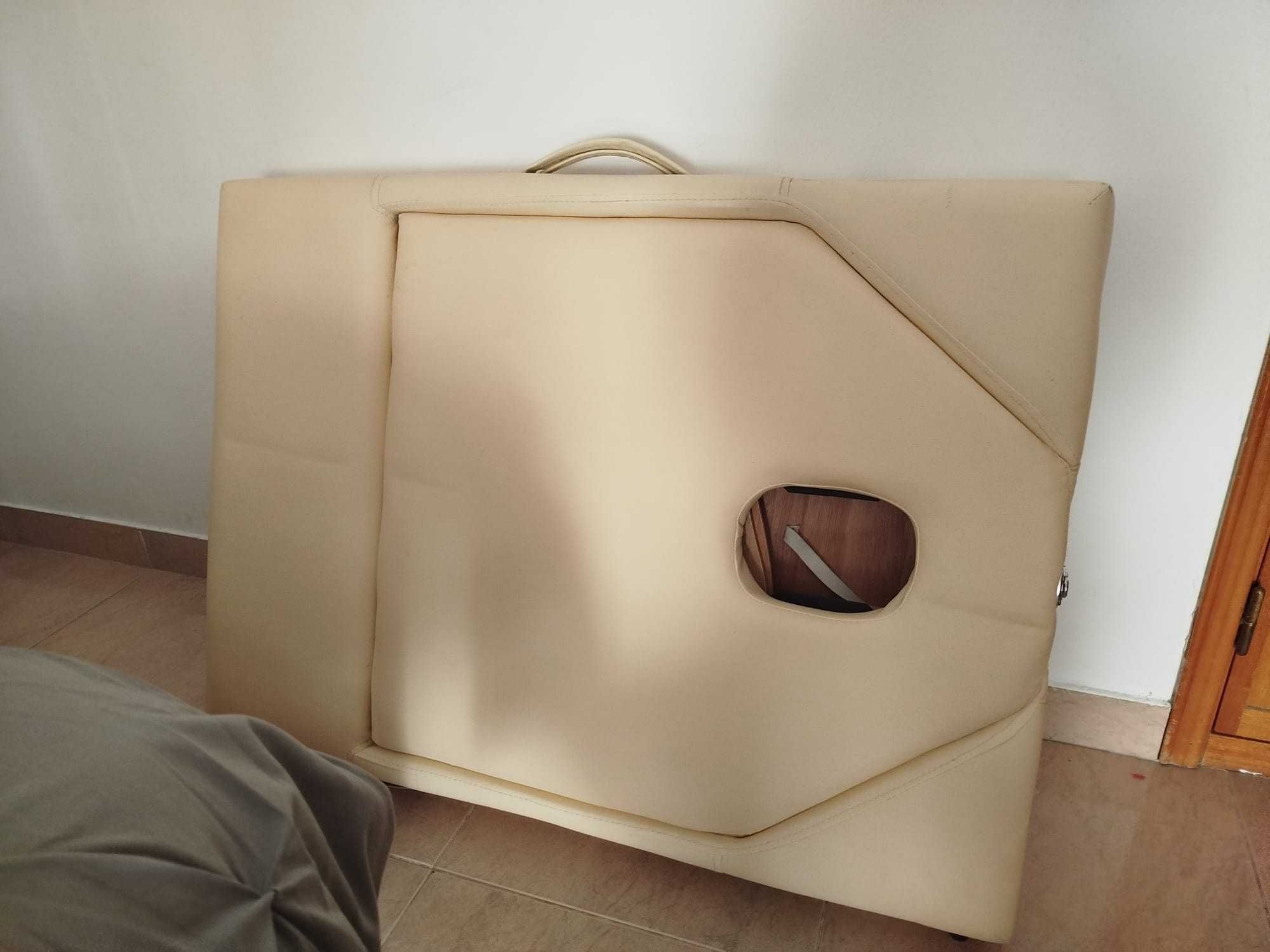 Cama portátil massagem