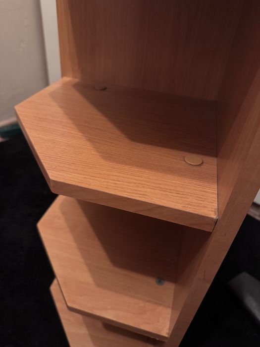 Szafka półka narożna drewniana 72