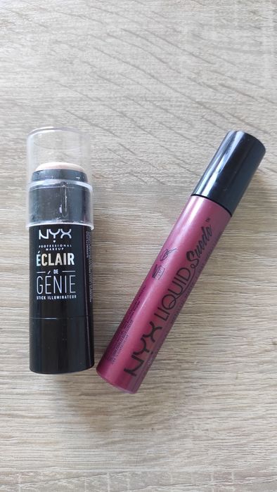 Рідка водостійка помада, тинт NYX liquid хайлайтер NYX