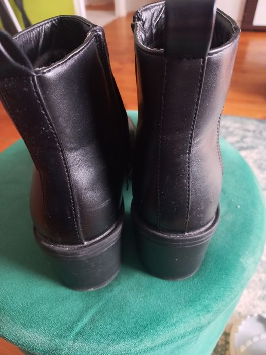 Botki damskie czarne rozm 37