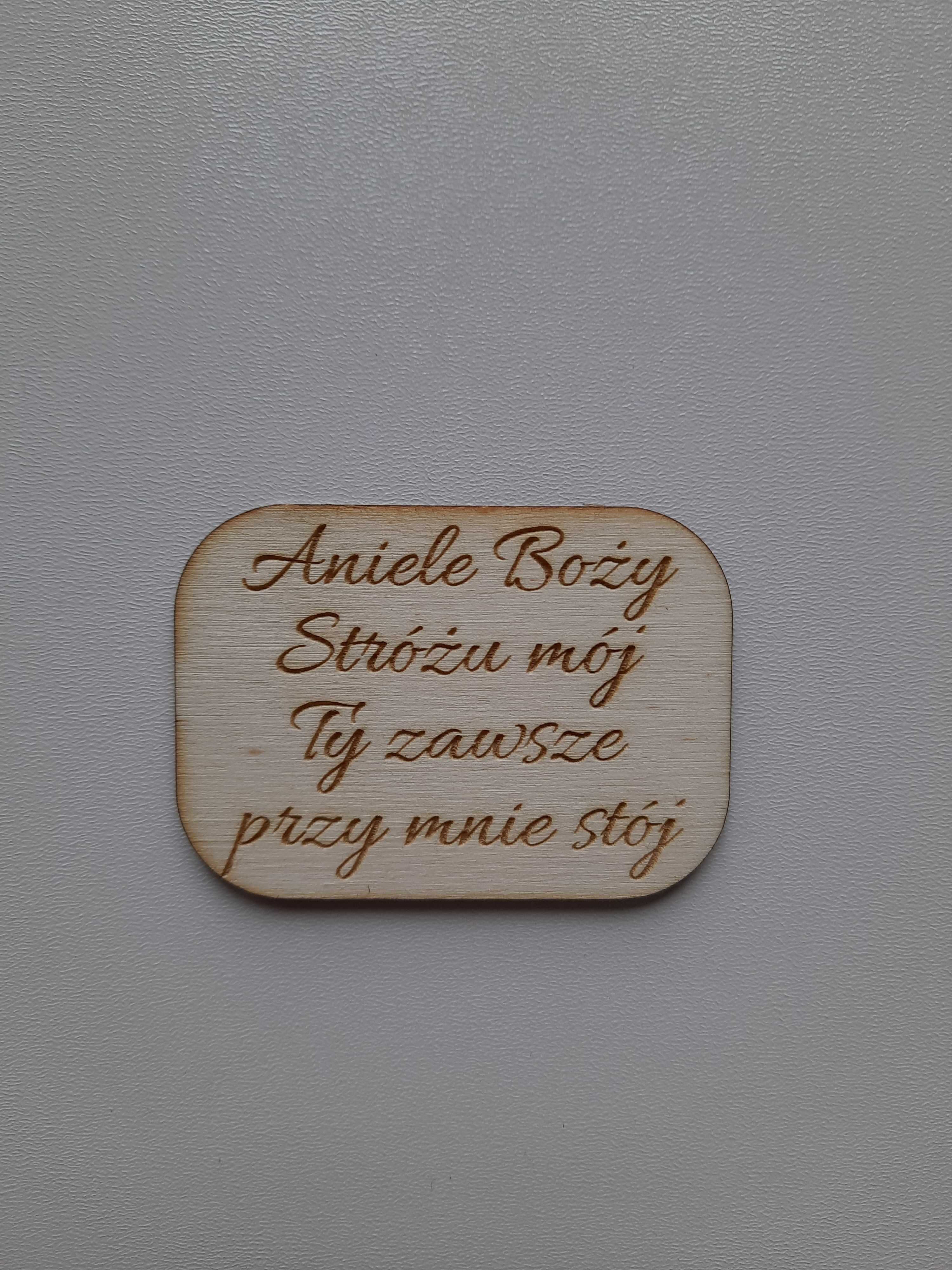 Tabliczka Aniele Boży... 7 cm