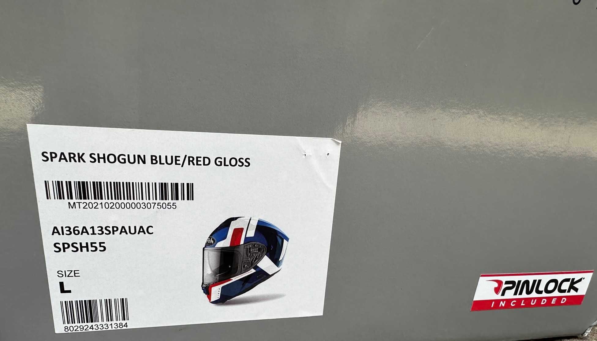 Kask Airoh Spark Shogun Blue/Red Gloss rozmiar L