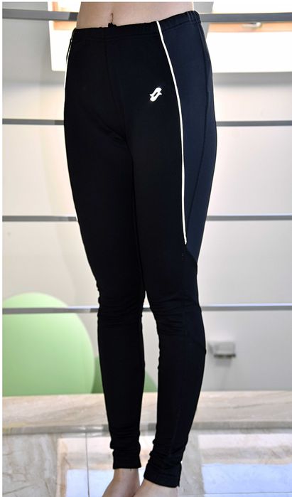 Dresy leginsy TexSport Concept czarne odblaski S 36