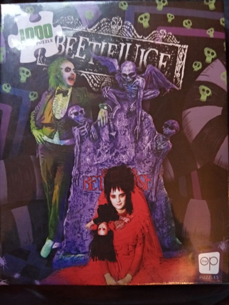 Beetlejuice Puzzle Op Puzzle nowe folia