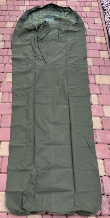 Британські чохли на спальник, олива, gore-tex