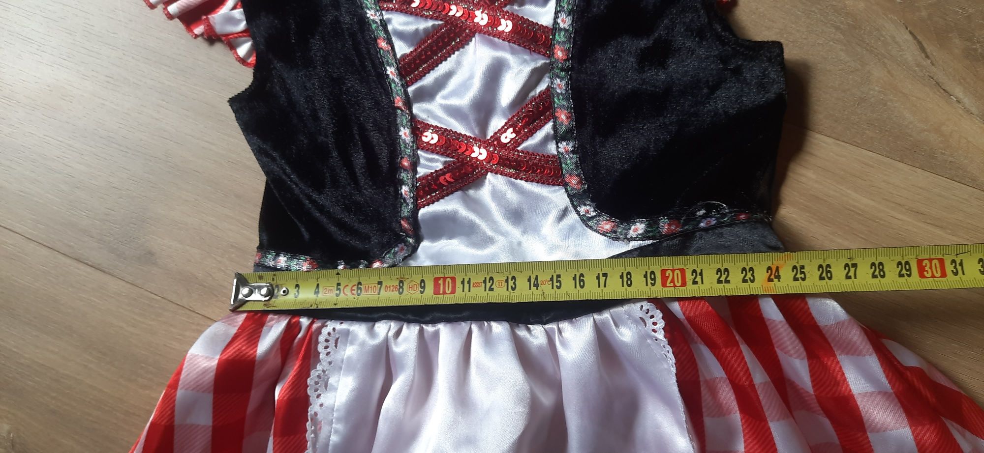 Czerwony kapturek strój przebranie 110-116, 5-6 lat