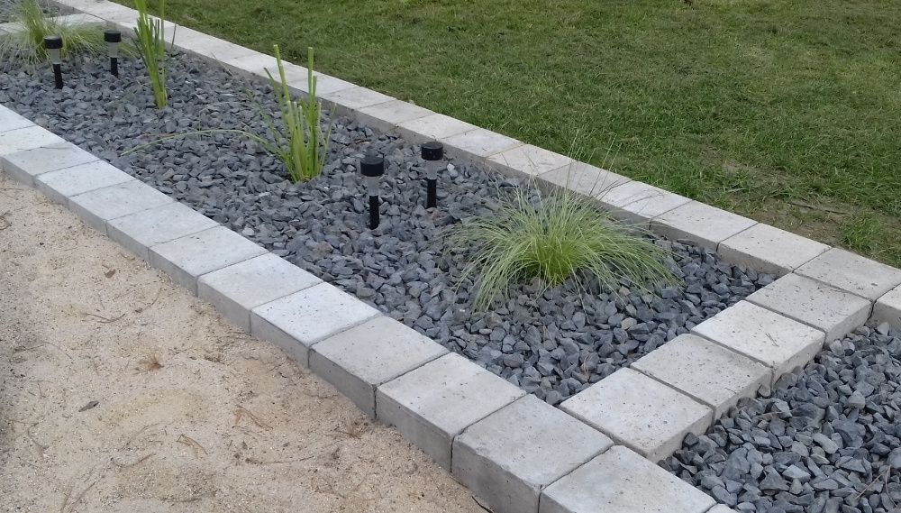 Bazalt grys ogrodowy antracytowy kamienie grafitowe ala czarny granit