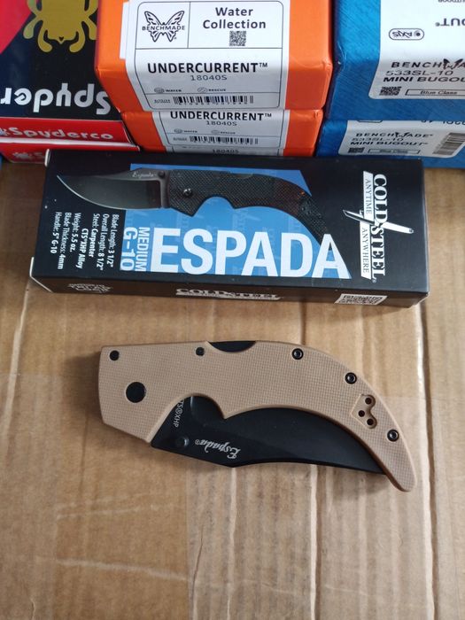 Cold Steel Espada Medium 440c to wygodny i charyzmatyczny nóż składany