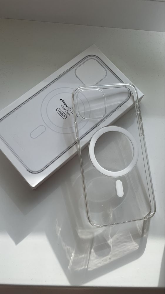 Чехол для айфон 12 магсейф / iphone 12 clear case magsafe оригінал