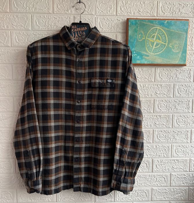 Сорочка Dickies фланелева gorpcore тактична сорочка outdoor овершот ХЛ