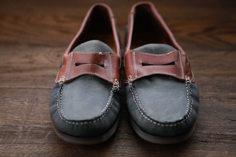 Samuel Windsor р44 пенни лоферы, кожа Allen Edmonds, loake Tod's