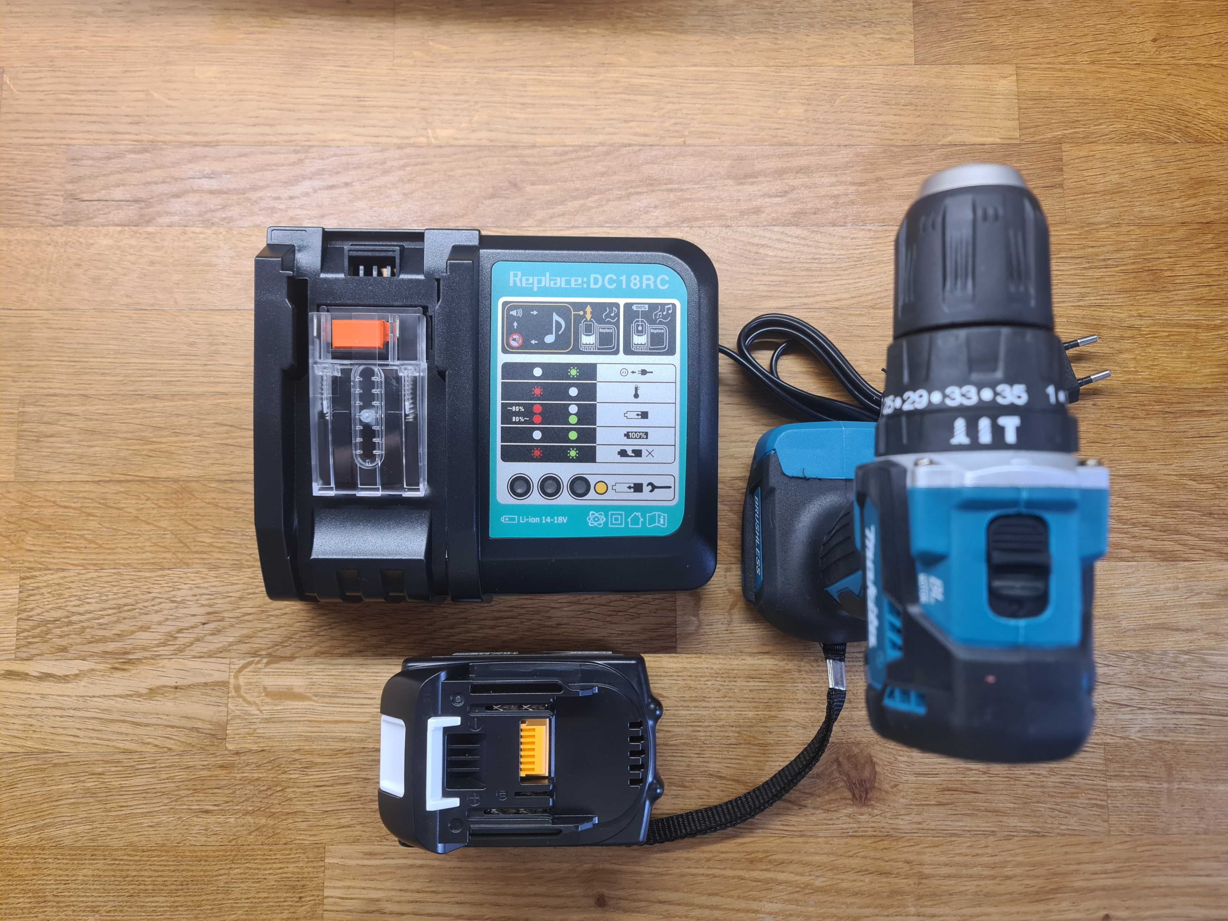 Nowa Wkrętarka Makita DDF487 + Ładowarka + Akumulator