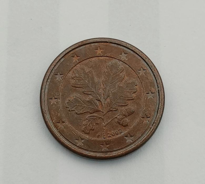 Moedas Alemãs 1 cêntimo 2002