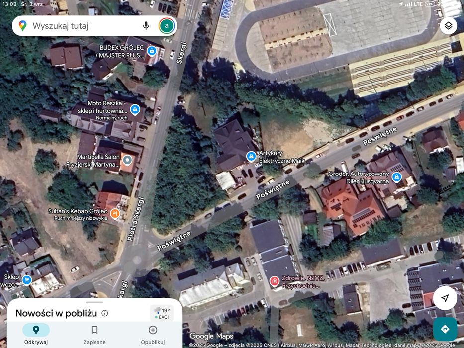 Plac w Centrum Grójca