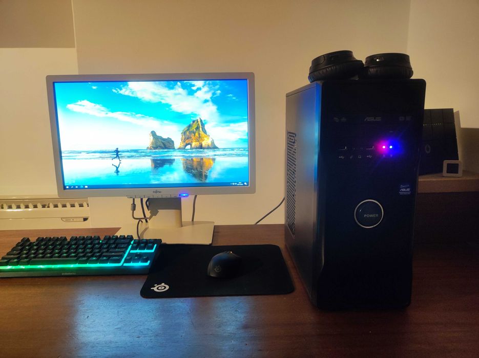 PC Trabalho/Gaming Athlon 3000G • 16GB 2400 • 120GB SSD + 500GB HDD