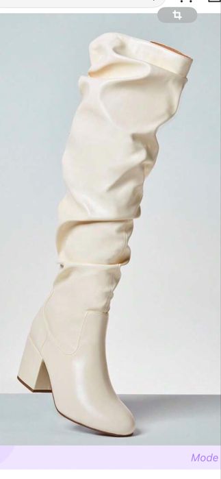 Демисезонные высокие сапоги