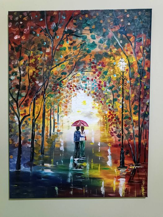 Óleo sobre tela, original, dimensões 70cmx100cm