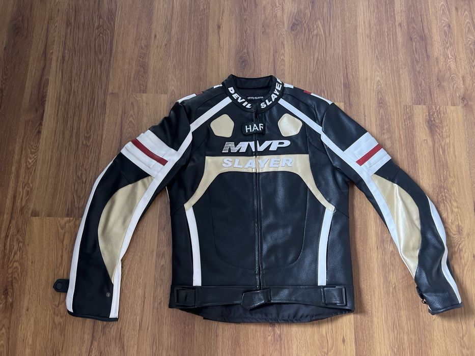 Kurtki motocykolowe skórzane 2 kolory rozmiary od M do XXL