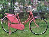 Damski różowy rower holenderski