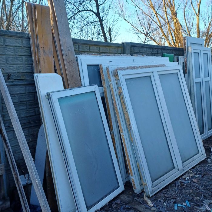 Okna plastikowe, PCV z demontażu