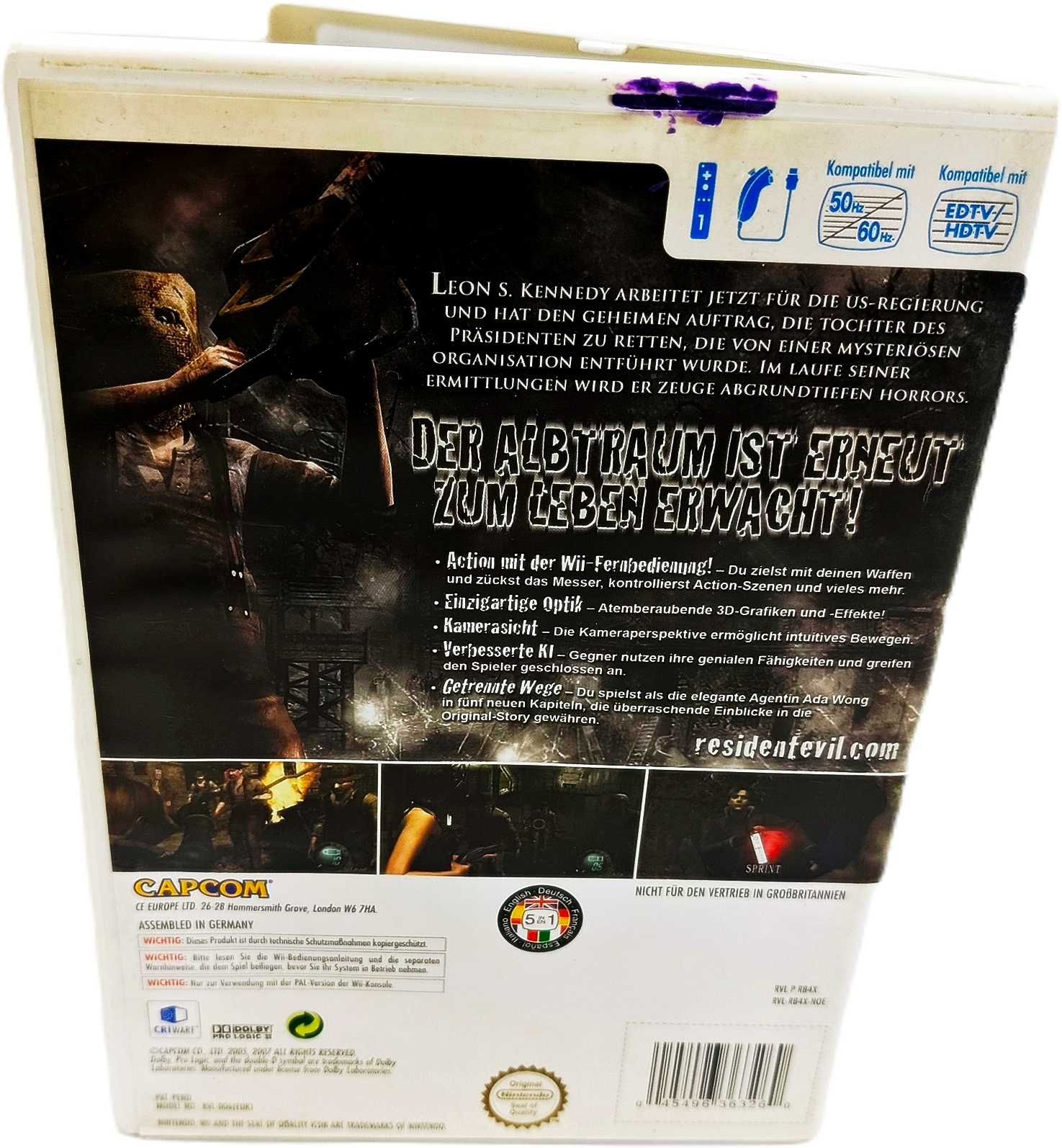 Gra na Nintendo Wii Resident Evil 4 Wii Edition