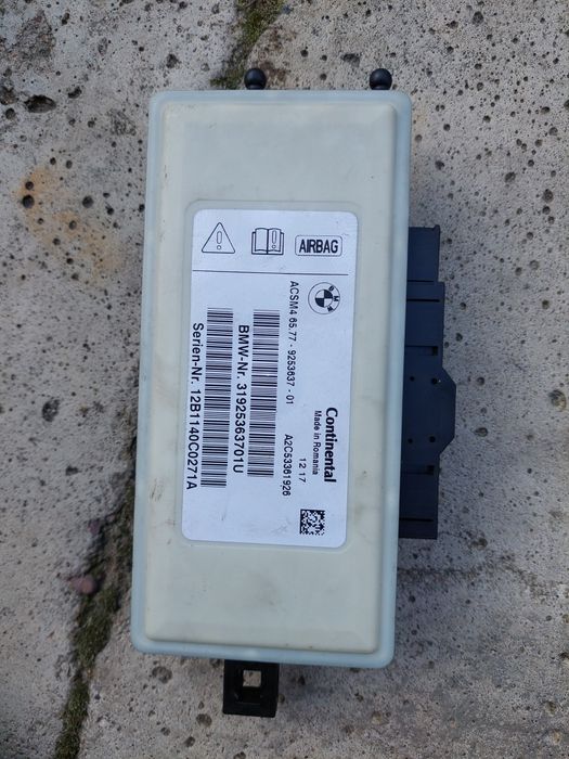 modul sterownik komputer poduszek powietrznych airbag bmw f10 f11 f01