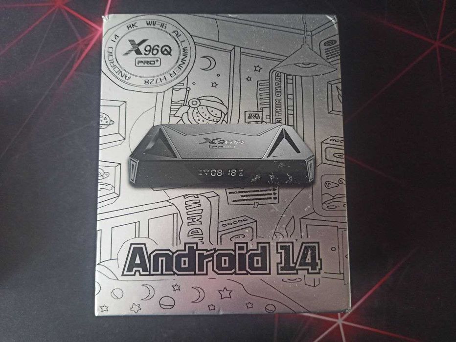 Odtwarzacz multimedialny X96Q PRO+  Android 14 4K 2025