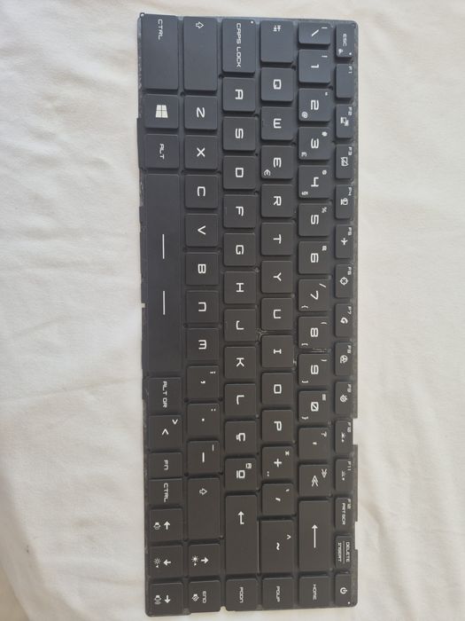 Teclado RGB do laptop MSI GP66 Leopard 10UH-483