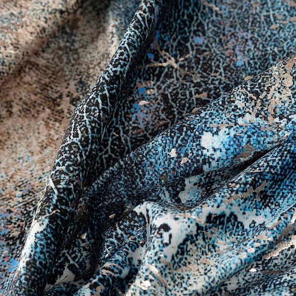 Zasłona gotowa okienna 140 x 270 welwet taśma Ester turkusowa