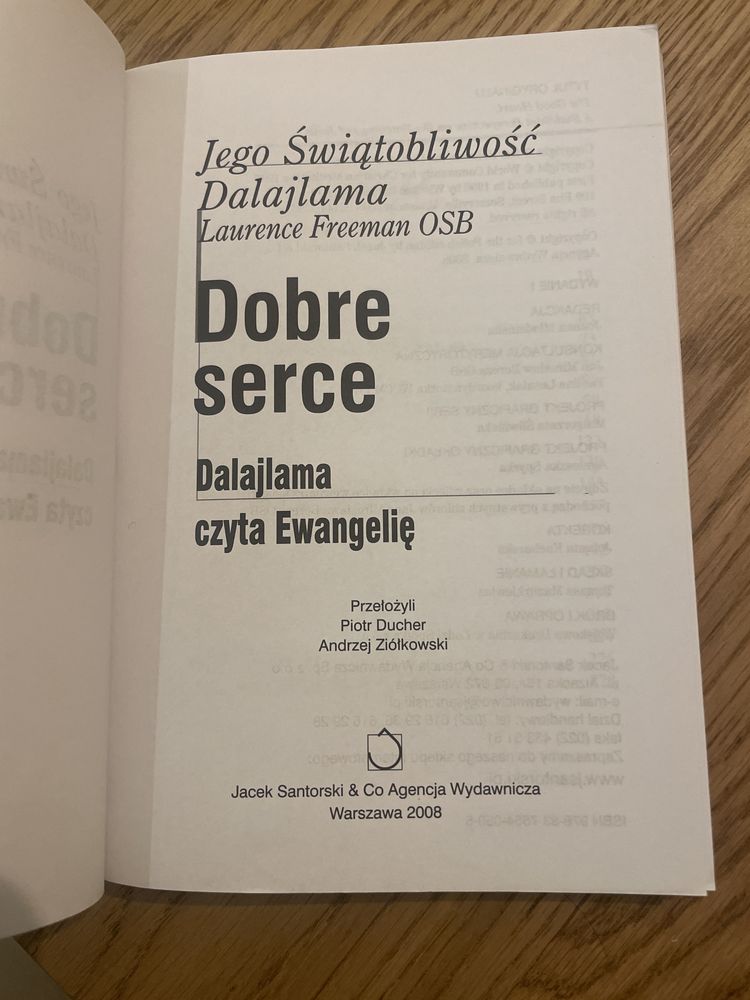 Dobre serce - Dalajlama, Laurence Freeman OSB (Buddyzm, Zen)