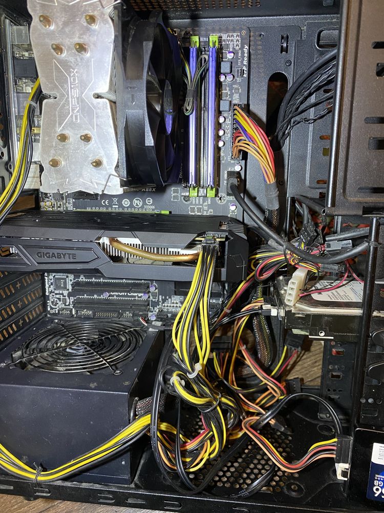 Пк а10, gtx1050, Компьютер клавиатура монитор
