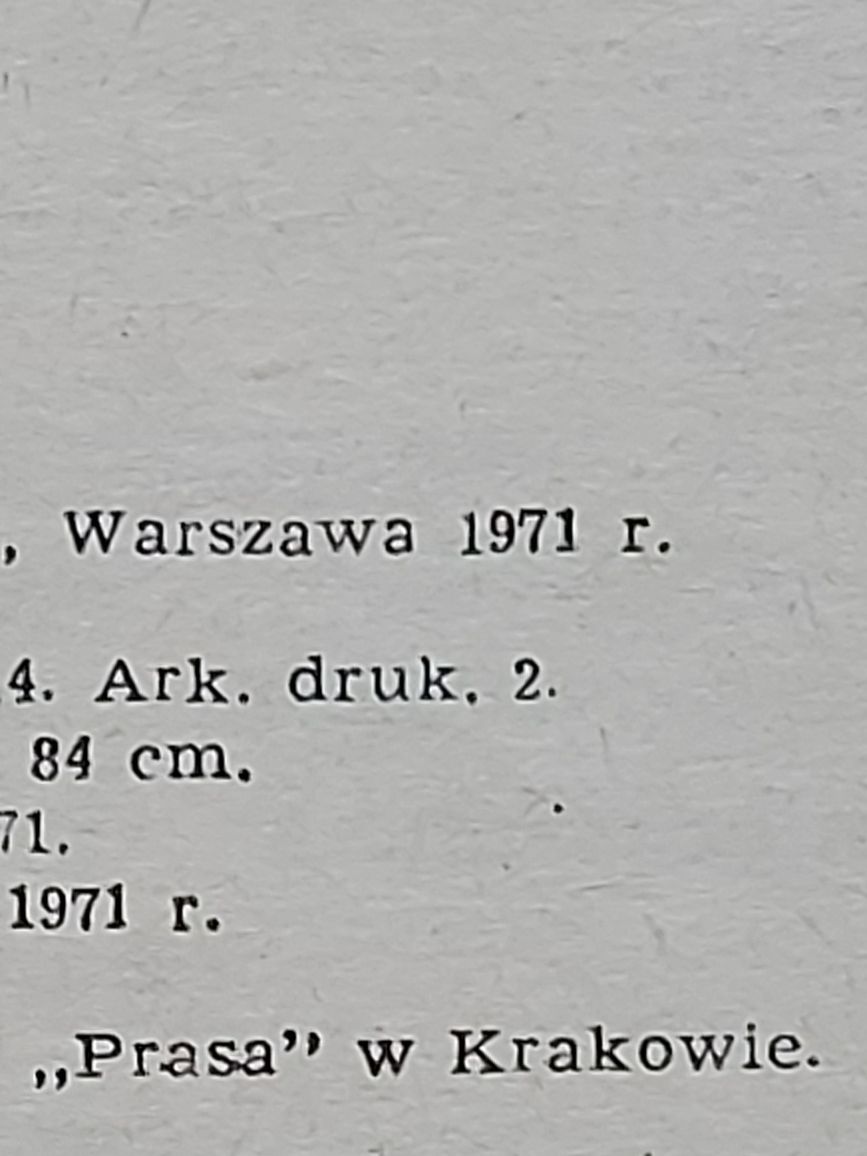 Książka ANTEK 1971rok