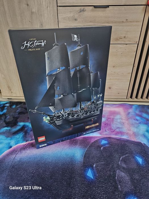 LEGO ICONS 10365 Statek piracki kapitana Jacka Sparrowa Czarna Perla