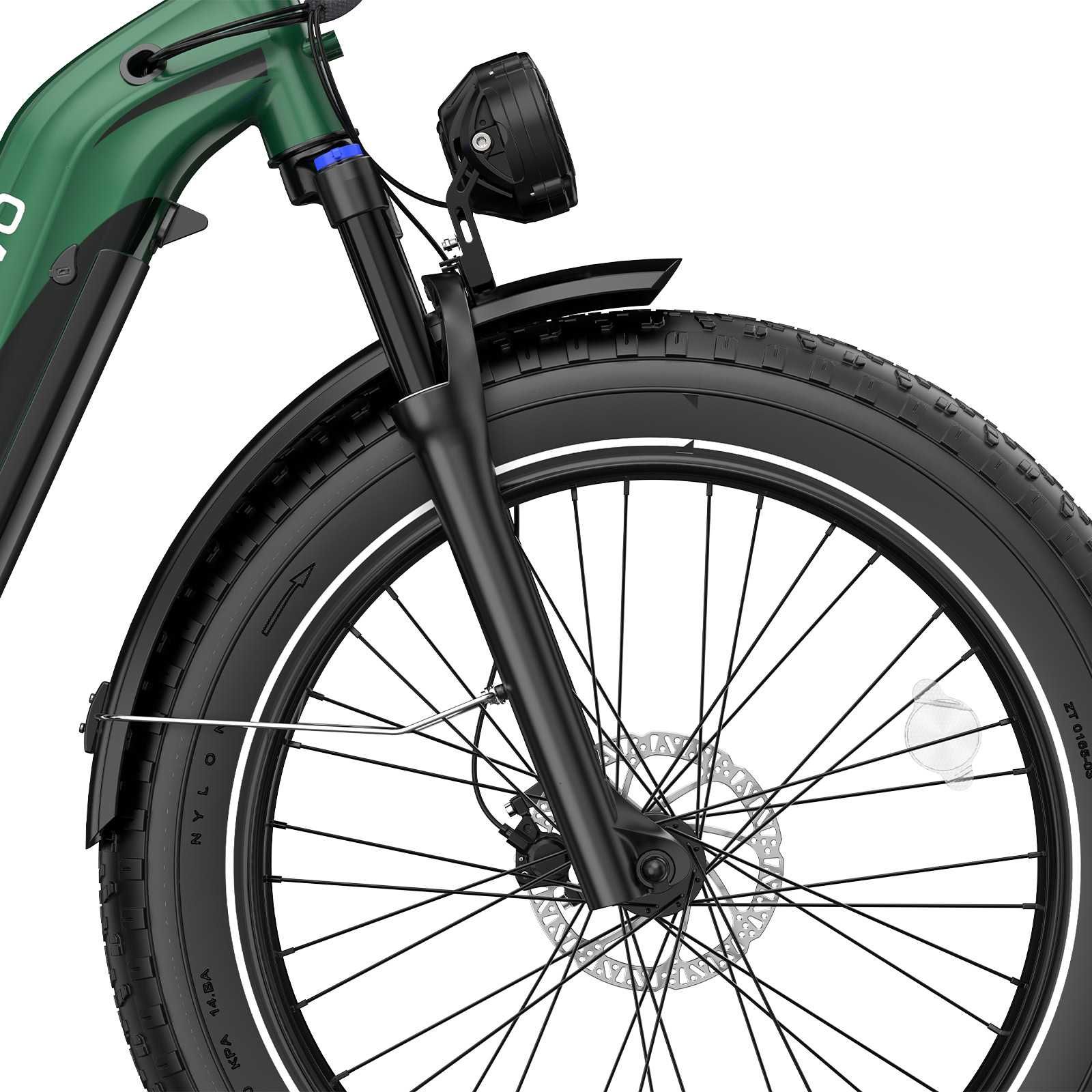 Rower elektryczny Ovivo V6 Pro - fatbike, koła 26, zasięg do 150 km
