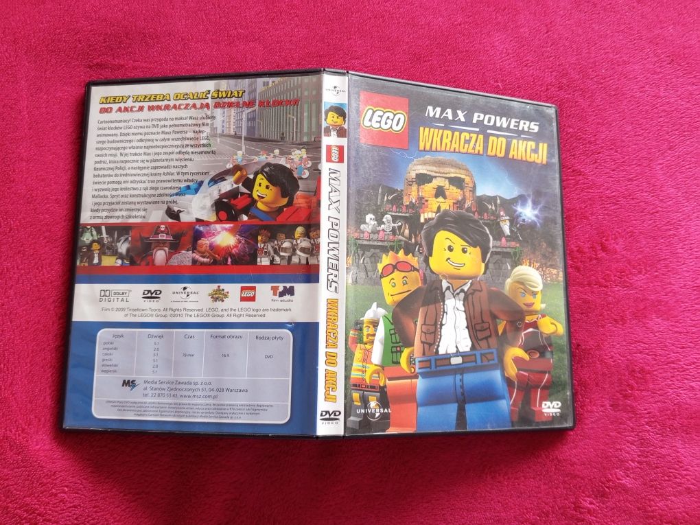 Max powers LEGO bajka dvd