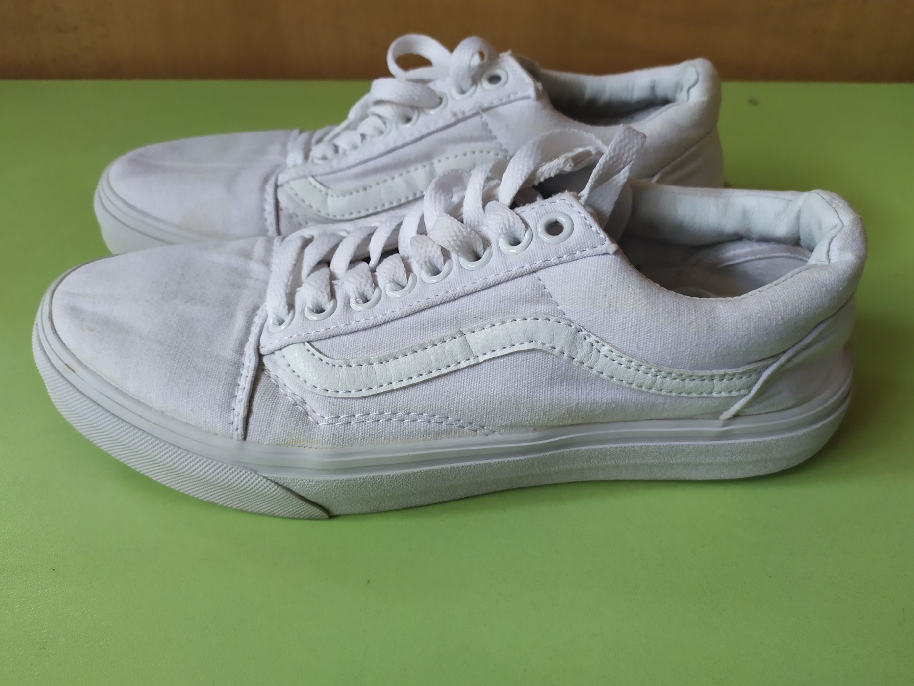 Мокасины кеды на шнурках мокасини Vans б/у унисекс