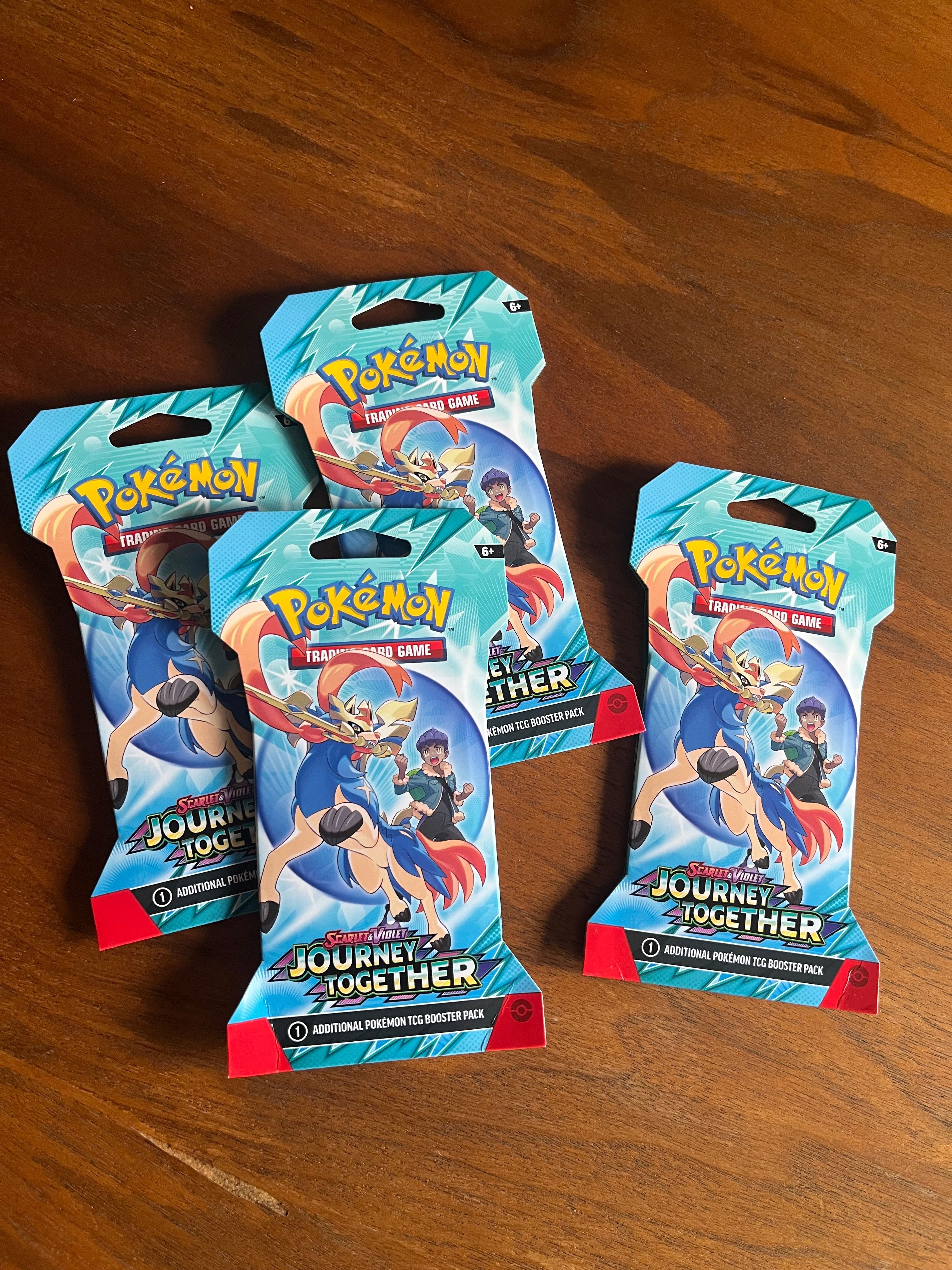 Pokémon “Journey Together” Sleeved Boosters