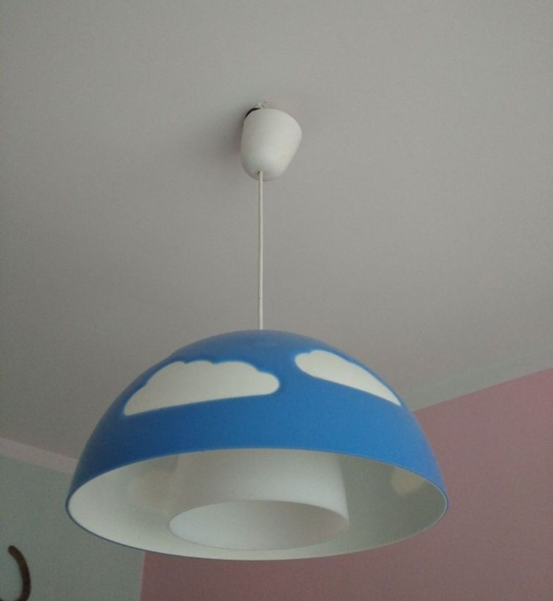 Lampa Ikea chmurki oświetlenie górne