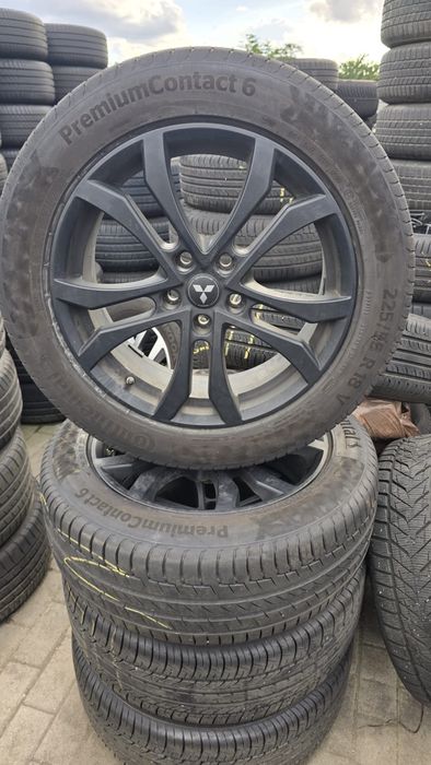 Felgi 18 5x114,3 + opony letnie Continental/Yokohama 1950 zł