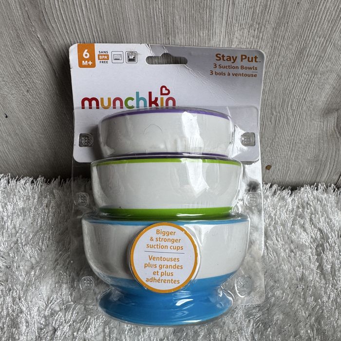 Miski plastikowe z przyssawkami Munchkin