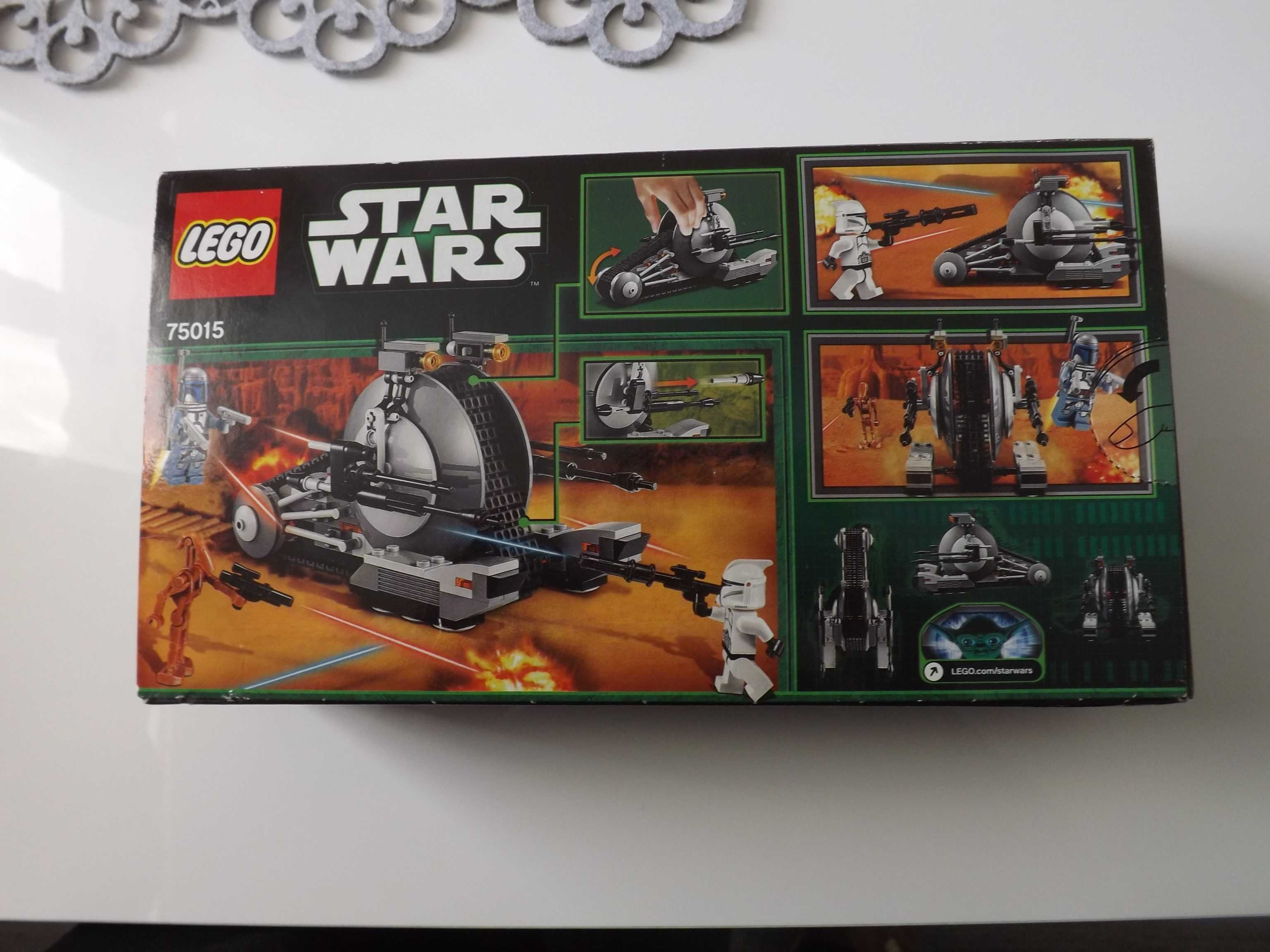 LEGO Star Wars 75015 Corporate Alliance Tank Droid - nowy zestaw !