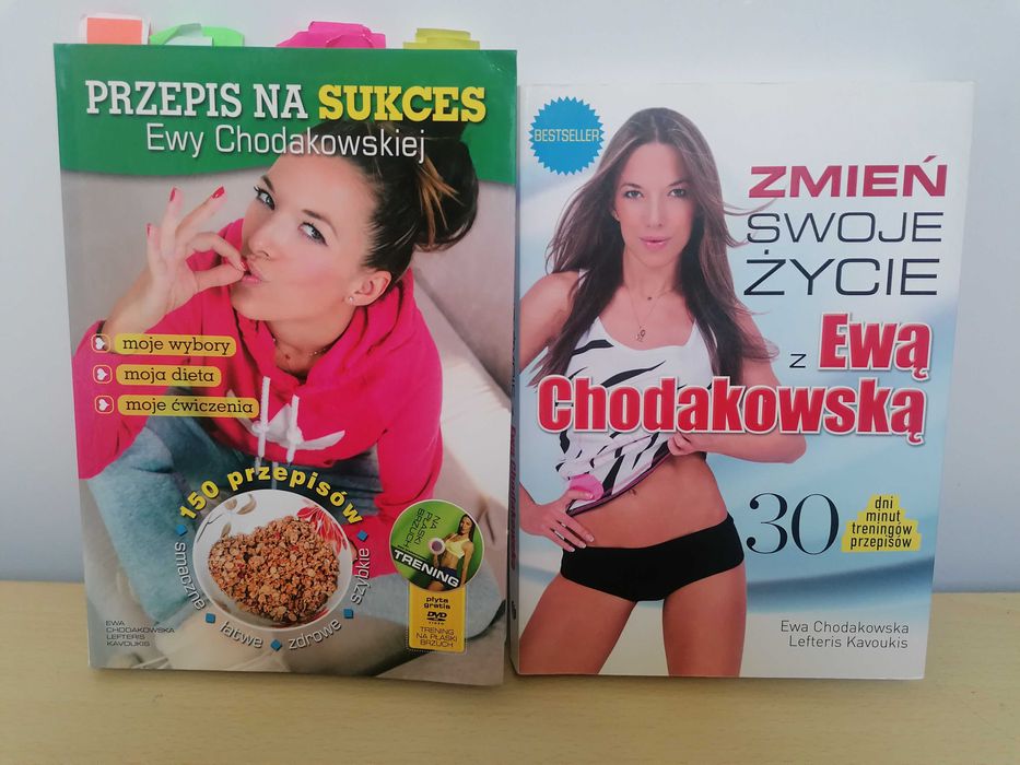 E. Chodakowska, "Przepis na sukces" + "Zmień swoje życie" + płyty  DVD