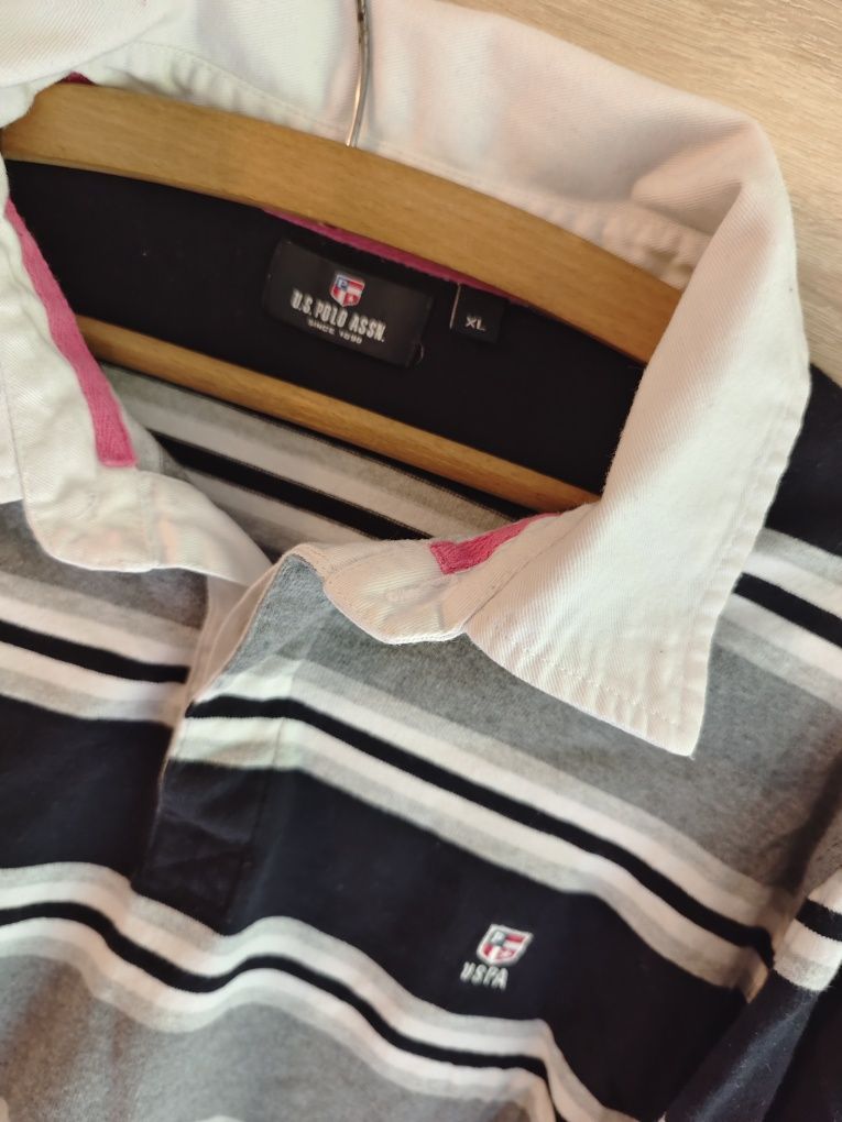Polo US bluzka koszulka świetny stan męska xl  L