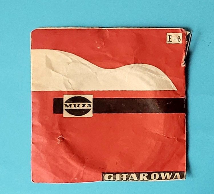 Stare(nowe) unikatowe struny do gitary akustycznej MUZA l. 80-te XX w!