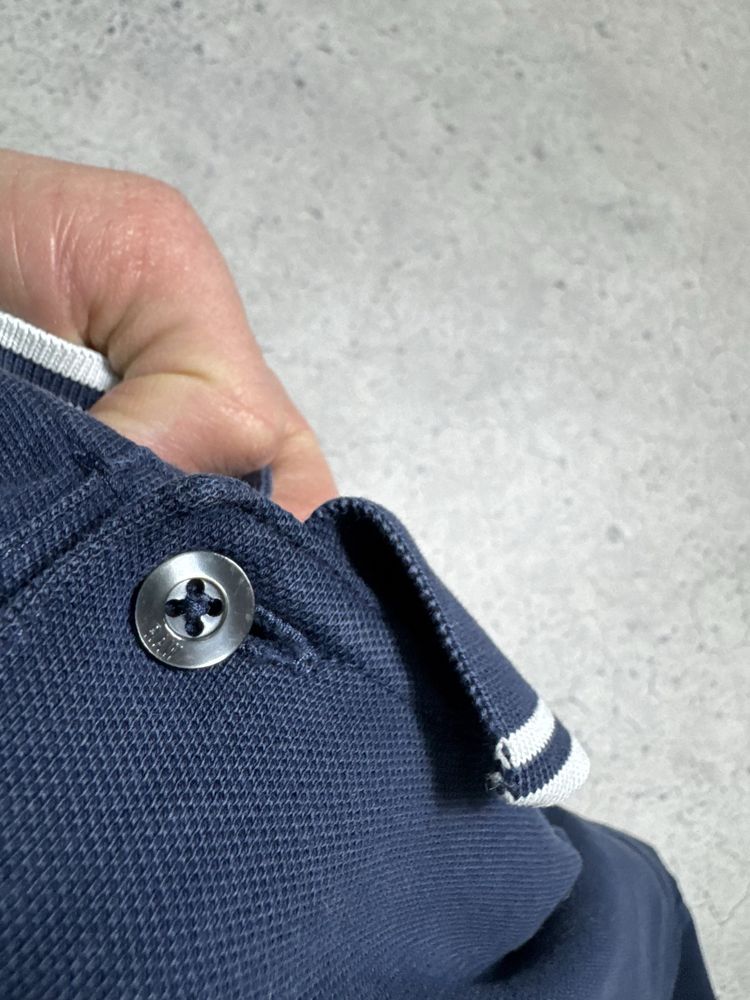 Футболка Поло G Star Raw Оригинал M-L Темно-Синяя