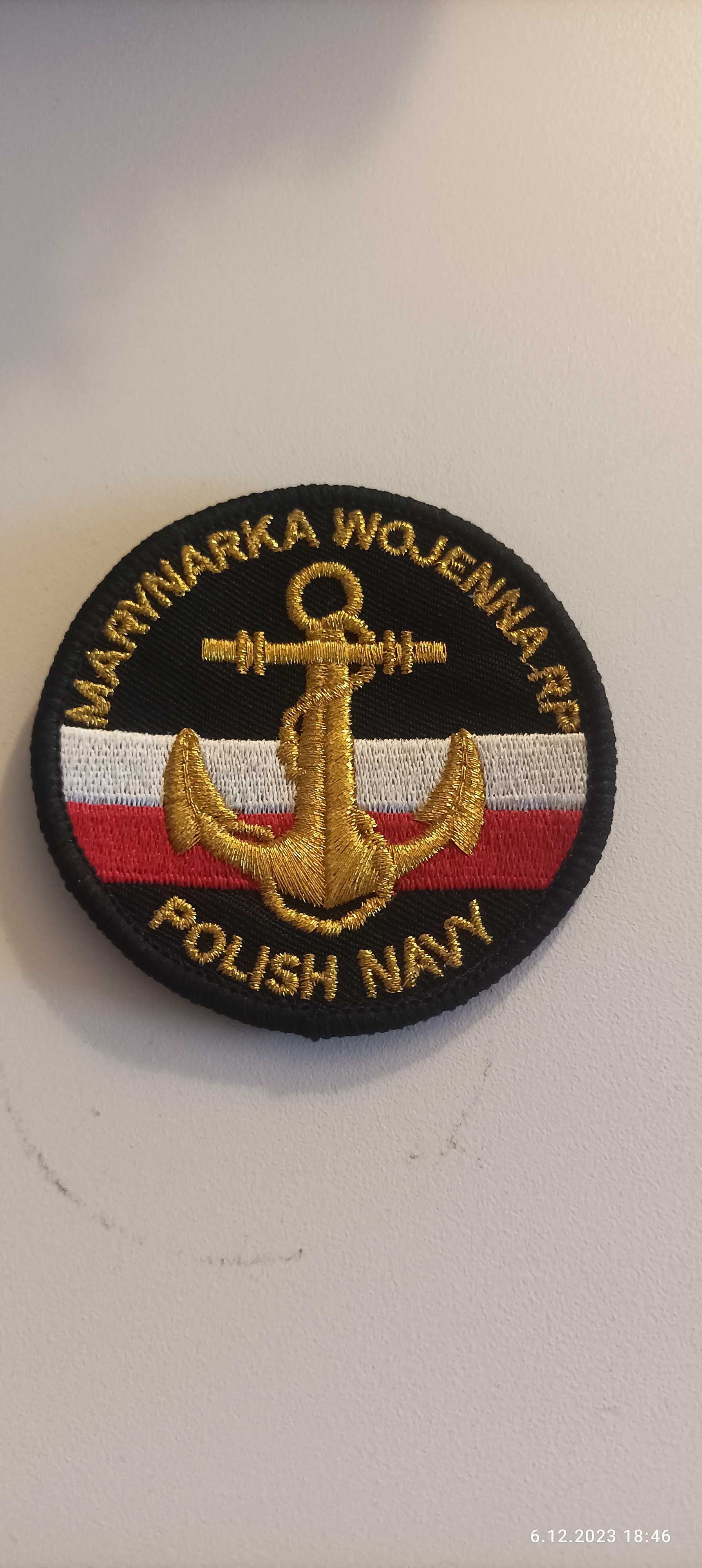 Emblemat na mundur Marynarki Wojennej