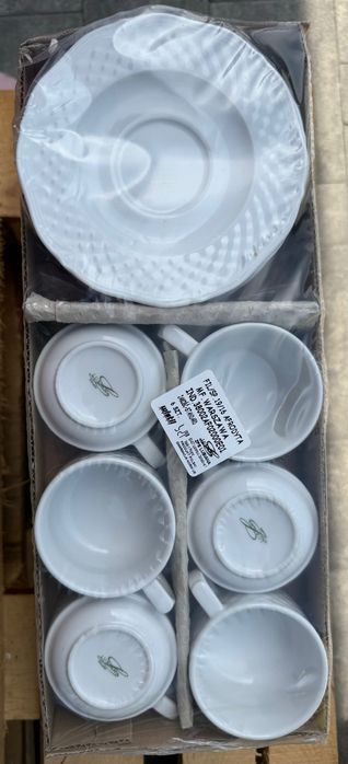 Filiżanki Afrodyta z Lubiany 0,19L- 6szt