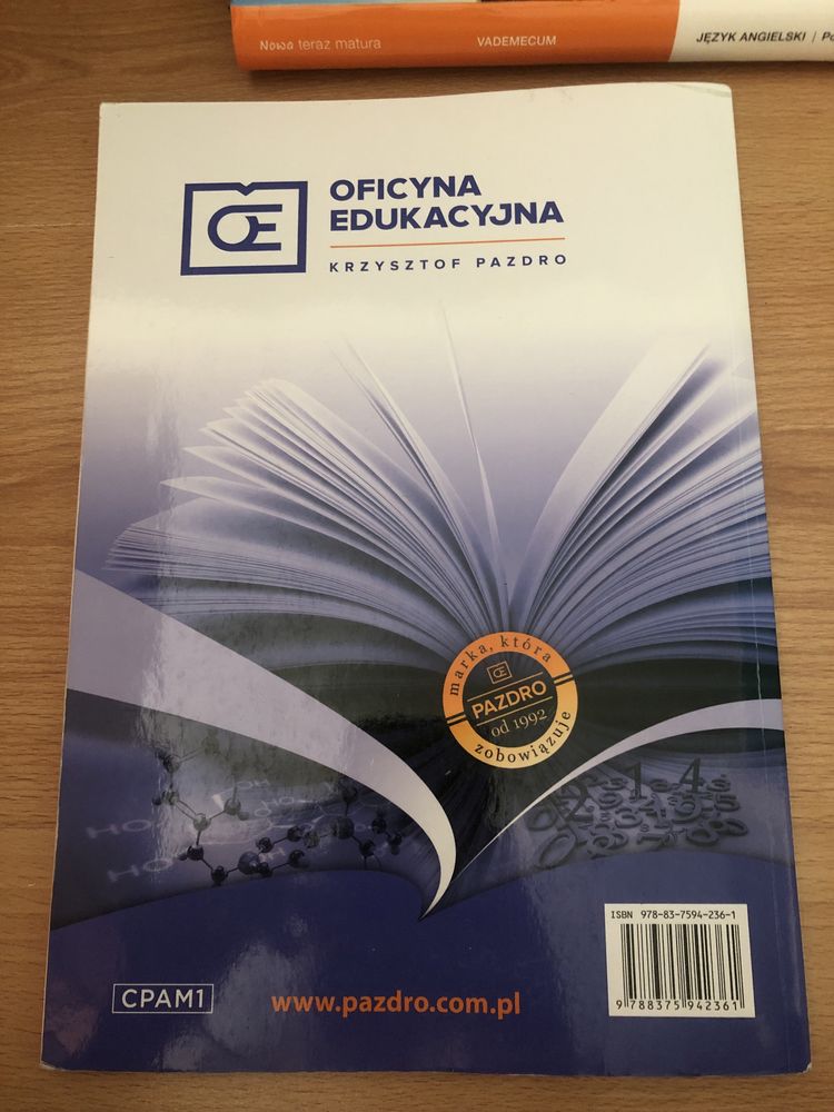 próbne arkusze maturalne chemia zestaw 1 wydawnictwo Pazdro