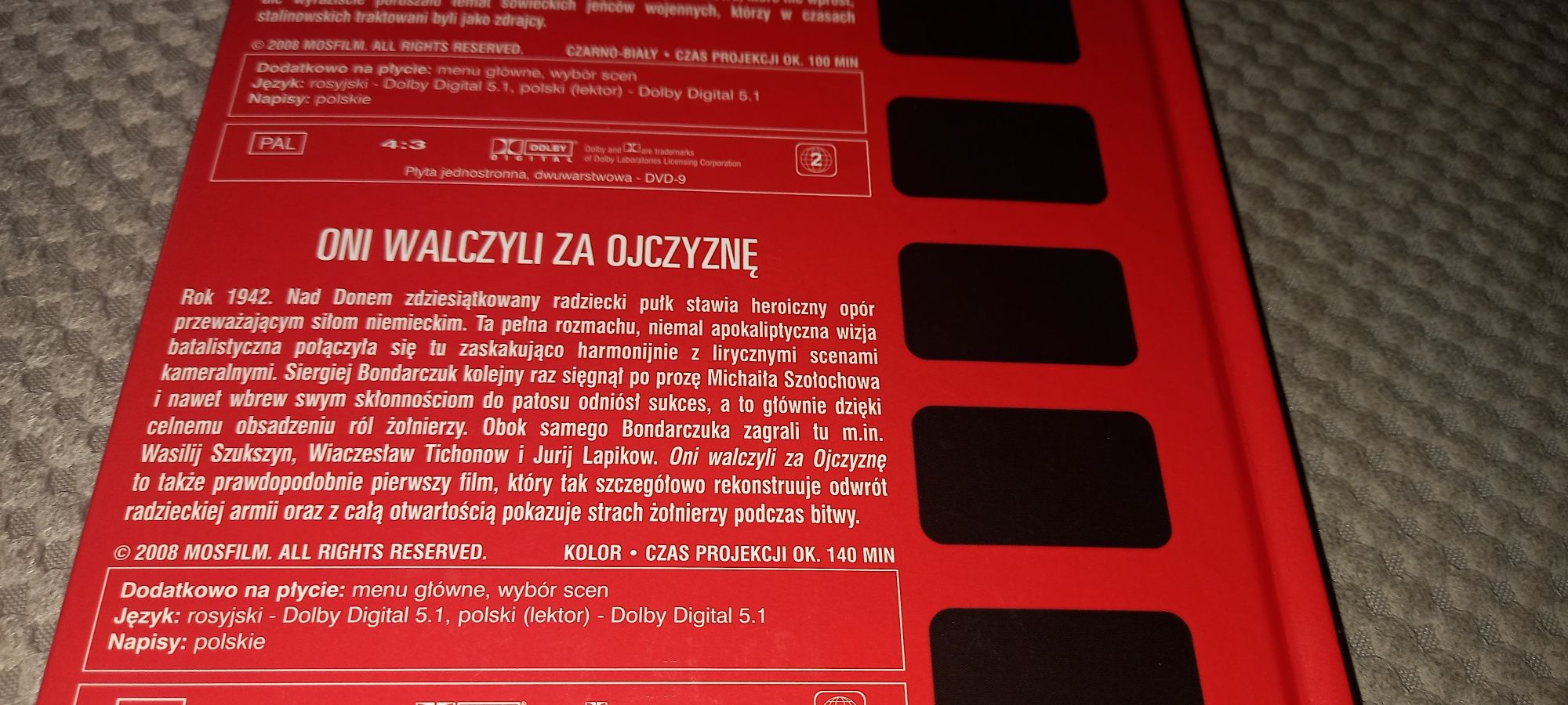 Los człowieka , oni walczyli za ojczyznę dvd